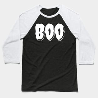 Boo Halloween Design Baseball T-Shirt